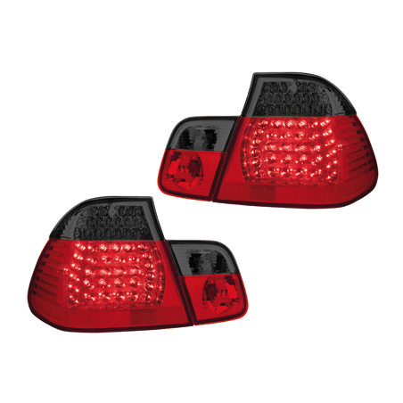 Feux arrière à LED BMW E46 Berline  98-01  rouge/Fumé 4-Portes