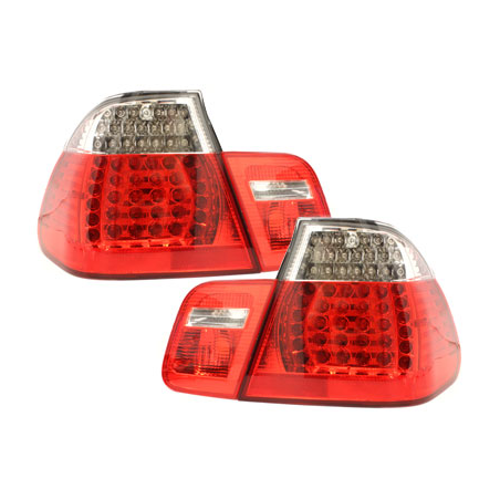 Feux arrière à LED BMW E46 Berline  98-01  rouge/cristal 4-Portes