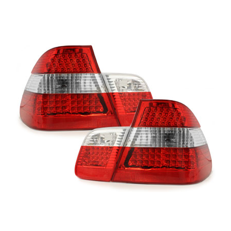 Feux arrière à LED BMW E46 Berline  98-01  rouge/cristal 4-Portes