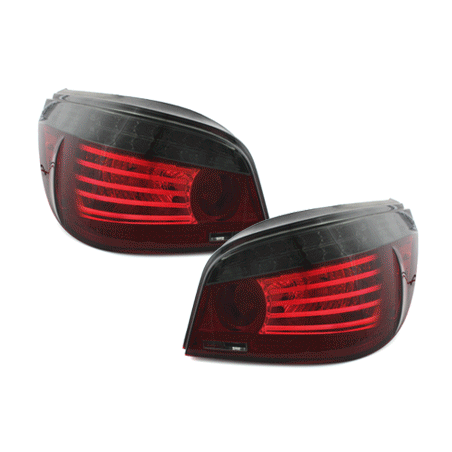 Feux arrière LED BMW E60 04.03-03.07-Rouge/Fumé