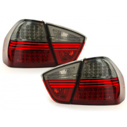 Feux arrière LED BMW E92 Coupé 2D 05-09 - Rouge/Fumé - RB31DLRS