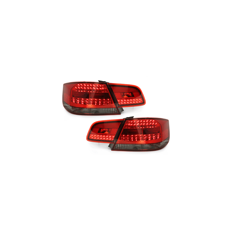 Feux arrière LED BMW E92 Coupé 2D 05-09 - Rouge/Fumé - RB31DLRS