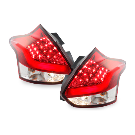 Feux arrière LED FORD FOCUS 2011+ _Rouge/clair