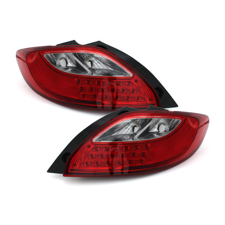 Feux arrière LED Mazda 2 07-10  rouge/clear