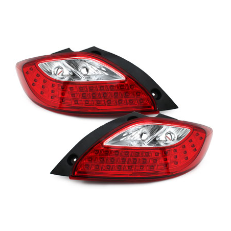 Feux arrière LED Mazda 2 07-10  rouge/clear