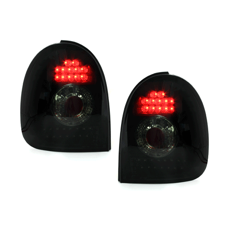 LED Taillights Opel Corsa B 03.93-03.01-Black/Smoky - RO01LLBS