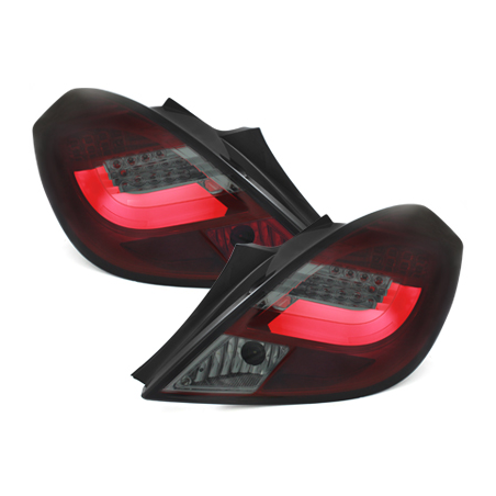 Feux arrière LED Opel Corsa Droite 06-10 3T-Rouge/Fumé