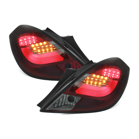 Feux arrière LED Opel Corsa Droite 06-10 3T-Rouge/Fumé