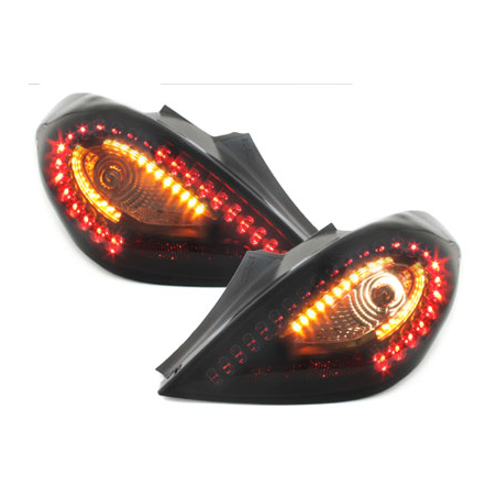 Feux arrière LED Opel Corsa Droite 06-10 3T-Noir/Fumé