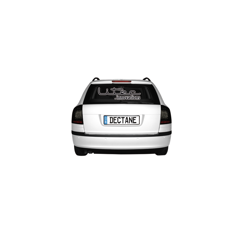 Feux arrière à LED Skoda Octavia 1Z 08+ Noir/Fumé - RSK03RSLBS