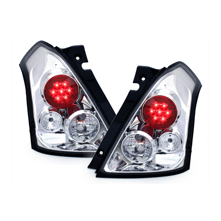 Feux arrière LED Suzuki Swift 05-09  cristal