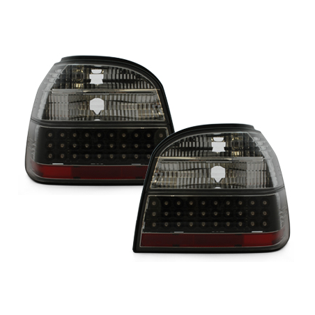 Feux arrière LED VW Golf III 91-98 Rouge/Cristal