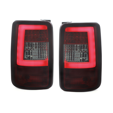 Feux arrière LED VW Caddy_03-15_Rouge/Fumé