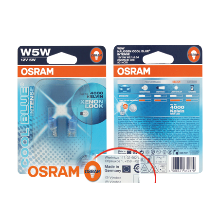 OSRAM Cool Blue Intense Signallampe 4.000 K (2 Pièces)