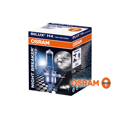 OSRAM NIGHT BREAKER Unlimited H4 12 V/55 W (1 Pièce)