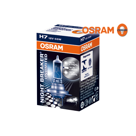 OSRAM NIGHT BREAKER Unlimited H7 12 V/55 W (1 Pièce)