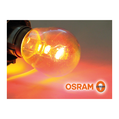 OSRAM DIADEM Rouge BAW15s 25W/12 V - Rouge (1 Pièce)