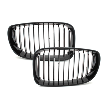 Grille BMW E87 1er 07-11-Noir/Brillant