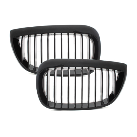 Grille BMW E87 1er 05-07-Noir/Brillant