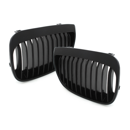 Grille BMW E87 1er 05-07-Noir/Brillant