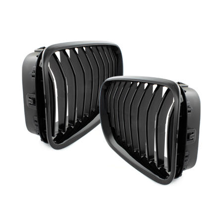 Grille BMW F06 6er, M6 Grand Coupe 12+-Noir/Brillant