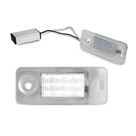 Bloc Led pour plaque d'immatriculation (x2) Audi A6 4B Avant 97 - 04