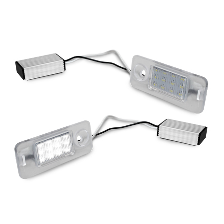 Bloc Led pour plaque d'immatriculation (x2) Audi A6 4B Avant 97 - 04