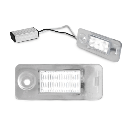 Bloc Led pour plaque d'immatriculation (x2) Audi A6 4B Avant 97 - 04