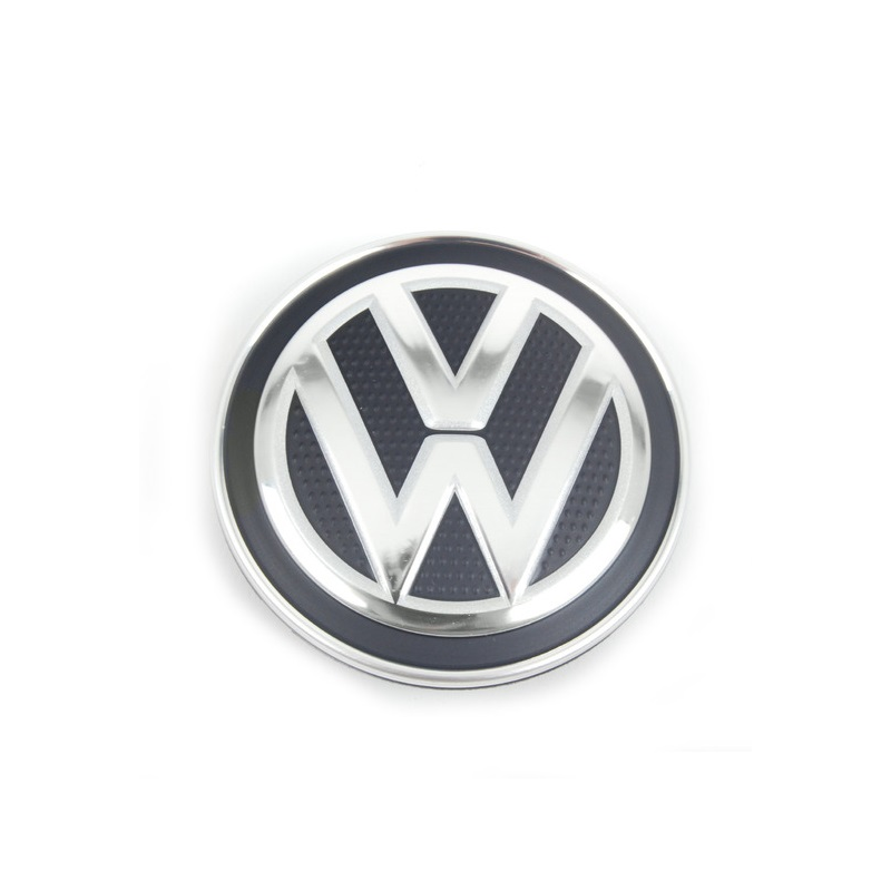 Cache moyeu d'origine VW pour jante alu - chromé et rouge - pièce
