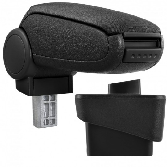 Central armrest in black fabric - AUDI A1