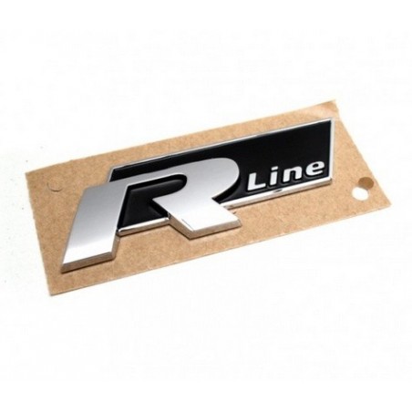 Logo insigne R Line Noir VW - 5K0853688AFXC