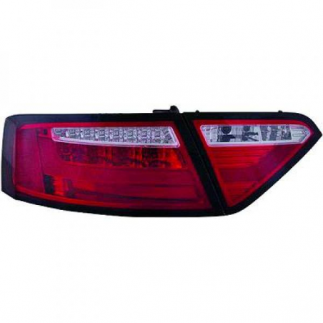 Kit feux arrière design Led rouge fumé Audi   A5,