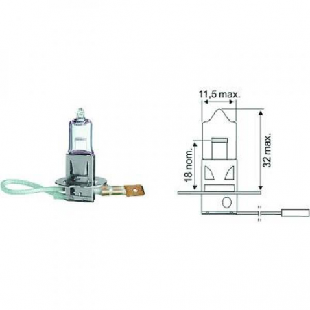 H3 12V 55W PK22s          