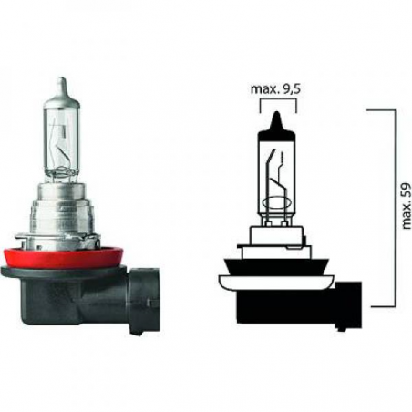 H16 12V 19W PGJ19-3       