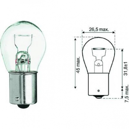 P21W 12V 21W BA15s        