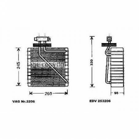 VERDAMPFER      VW SHARAN,