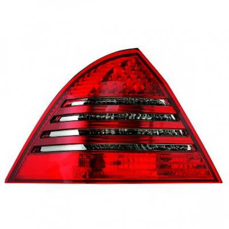 Feux arrière LED rouge/gris Design pour Mercedes W203 Berline