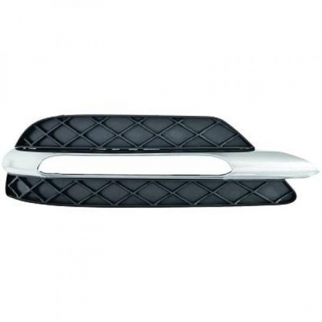 Grille noire et chrome droit  Mercedes Classe C W204