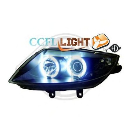  phares design angel eyes, CCFL Cool Lights, noir, H1+H7, avec correct.      BMW Z4, 