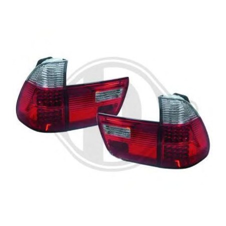  feux arrières design, rouge/blanc, LED      BMW X5, 