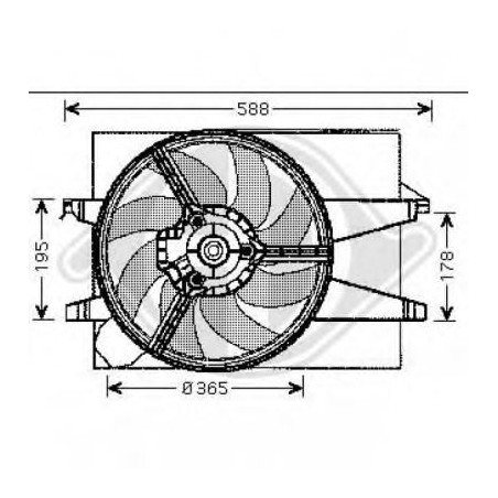  motoventilateur compl.  FIESTA, 