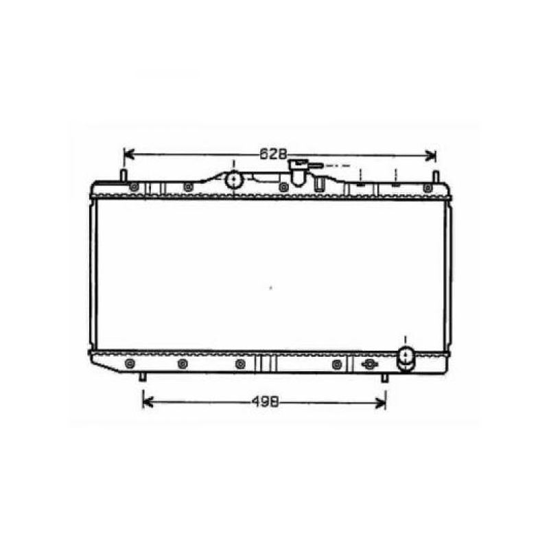 Радиатор toyota avensis