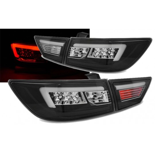 Led Taillights Renault Clio Iv 2013 Blacksmoked Rr12lbs 0393