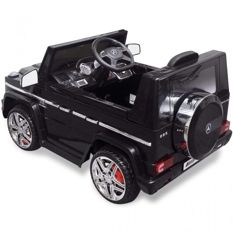 Voiture Enfant VW Golf 7 GTI Noir Batterie 12V, SD, Télécommande