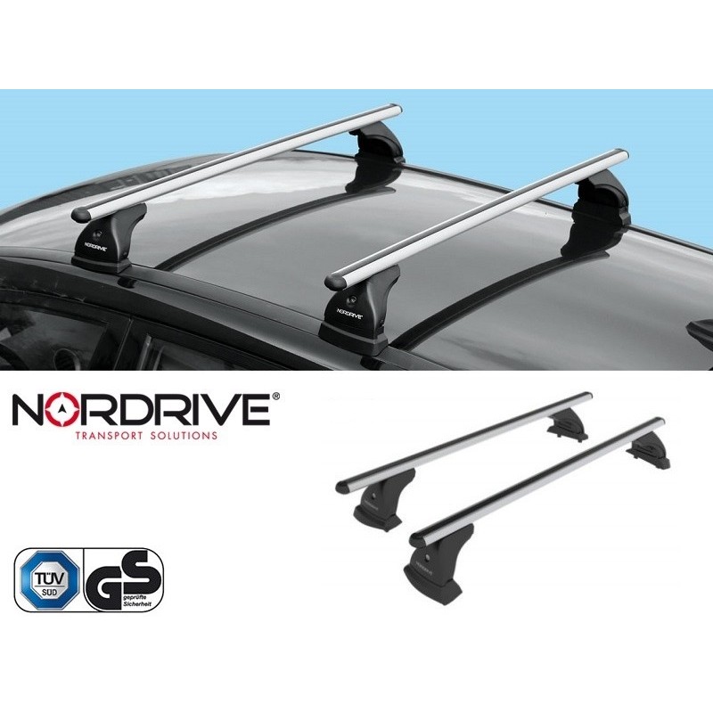 NORDRIVE EVOS ALUMIA Barres de toit pour AUDI A3 SPORTBACK ...