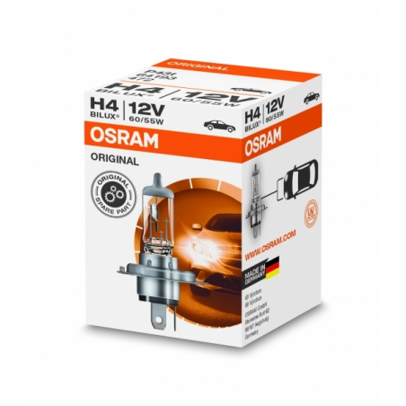 OSRAM Halogen Headlamp  64193 H4 12V 60/55W carton box (1 unit)