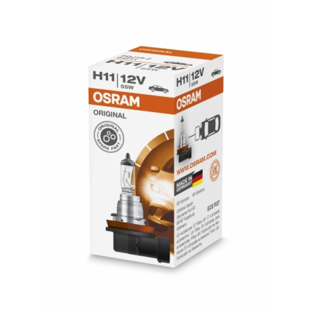 OSRAM H11 Halogen Headlamp Bulb 64211 12V carton box (1 unit)