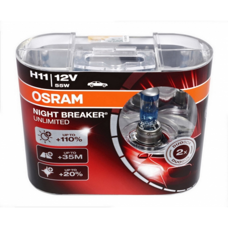 OSRAM NIGHT BREAKER UNLIMITED H4 Halogen Headlamp 12V 60/55W