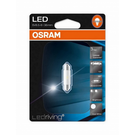 Led OSRAM Driving Cool white Festoon 36mm (