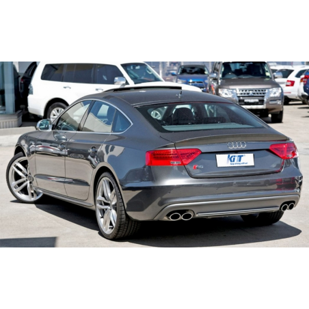 Rear Bumper Valance Diffuser suitable for AUDI A5 8T 4 Doors Sportback (2012-2015) S5 Design